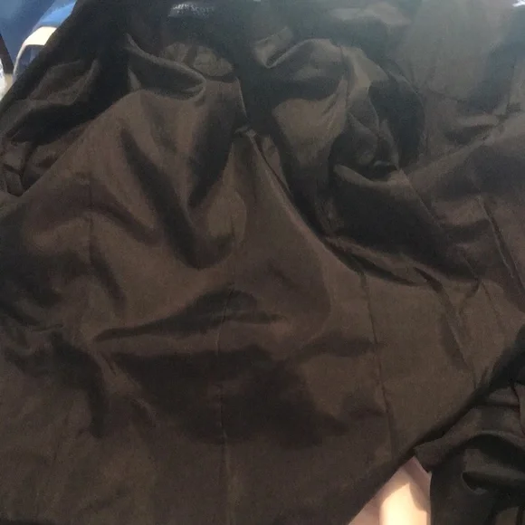 Karen Scott 3 pc black lined set, 8p pants NWT, jacket&skirt used - Picture 12 of 14